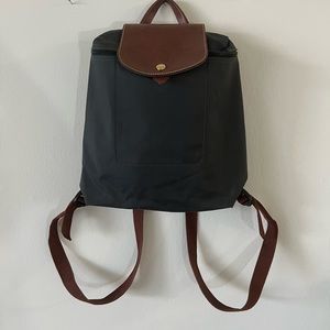 Longchamp Black Le Pliage Backpack